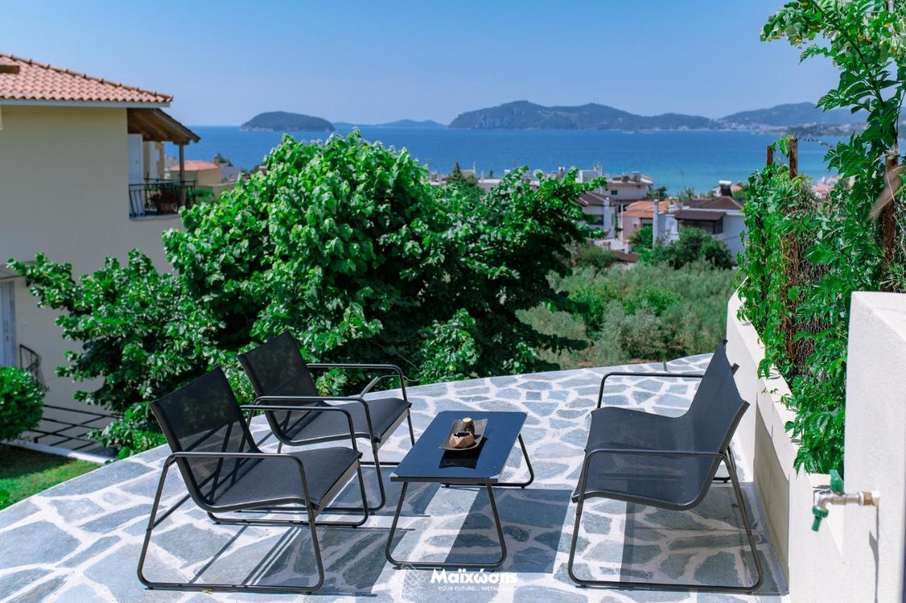 Helianthos Villa - Apartment No1 PalaiónTsiflíkion Buitenkant foto